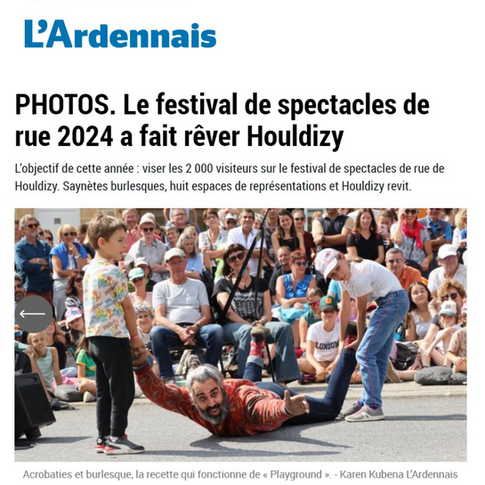 Le festival de spectacles de rue 2024 a fait rêver Houldizy collectif primavez