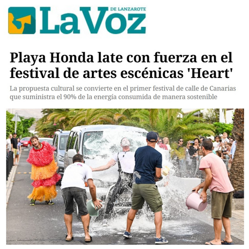 Playa Honda late con fuerza en el festival de artes escénicas Heart