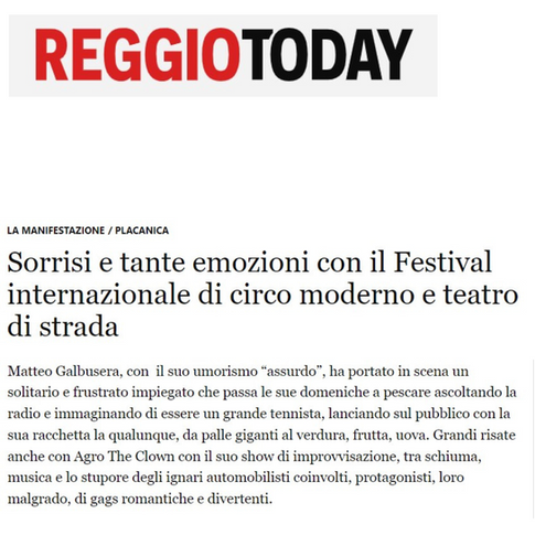 Sorrisi e tante emozioni con il Festival internazionale di circo moderno e teatro di strada