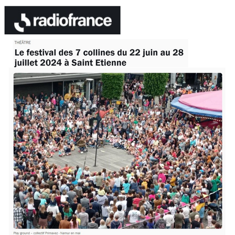 Le festival des 7 collines du 22 juin au 28 juillet 2024 à Saint Etienne