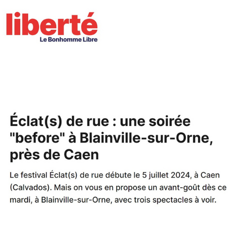 Éclat de rue : une soirée before à Blainville-sur-Orne, près de Caen 