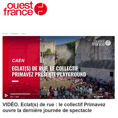 VIDÉO le collectif Primavez ouvre la dernière journée de spectacle