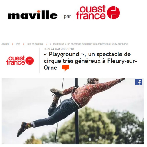 Playground, un spectacle de cirque très généreux à Fleury-sur-Orne